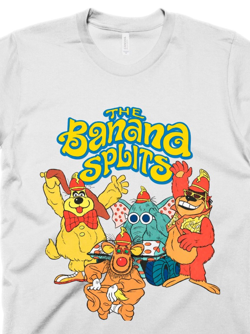 The Banana Splits T-Shirt Vintage Cartoon Tv Show Mens Retro Graphic Tee